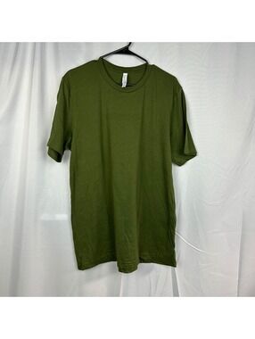 NWT Bella + Canvas Mens XL Olive Green Cotton T-Shirt